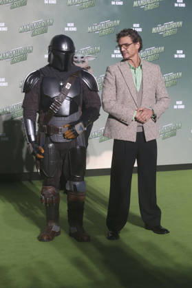 Der Mandalorianer, Grogu und Pedro Pascal beim Fan Event Star Wars: The Mandalorian and Grogu im UCI Luxe East Side Gallery auf dem Uber Platz. Berlin, 04.05.2026