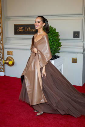 The Pierre Hotel: 2026 Met Gala Departures, New York, USA - 04 May 2026 Misty Copeland wearing Michael Kors departs the Pierre Hotel for 2026 Met Gala on May 04, 2026 in New York City. New York United States Copyright: xRonxAdarx xSOPAxImagesx _radar_pierre_20260504_01634