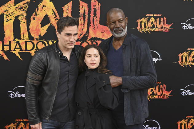 Sam Witwer, Gideon Adlon und Dennis Haysbert beim Screening des Serienfinales der Disney+ Animationsserie Star Wars: Maul - Shadow Lord in den Walt Disney Studios. Burbank, 04.05.2026