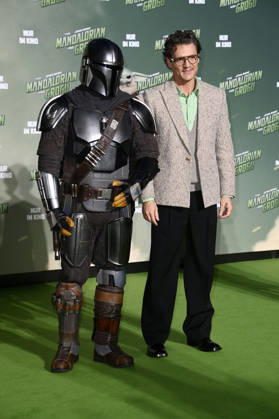 Der Mandalorianer und Pedro Pascal beim Fan Event Star Wars: The Mandalorian and Grogu im UCI Luxe East Side Gallery auf dem Uber Platz. Berlin, 04.05.2026