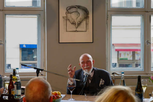 Kunst Kultur Literatur Buchhandel 04.05.2026 Potsdam Landeshauptstadt Brandenburg wist-derliteraturladen Markus Lüpertz deutscher Maler, Grafiker und Bildhauer einer der bekanntesten zeitgenössischen deutschen Künstlern der Gegenwart, liest eigene Texte Potsdam GER