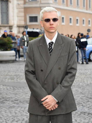 Rome, 71st David di Donatello Awards, Arrivals at the Quirinale Palace. Pictured: Francesco Gheghi.  Copyright: xVincenzoxLandix xipa-agency.netx xDxAvanzo Provvisionatox IPA_Agency_IPA74449721