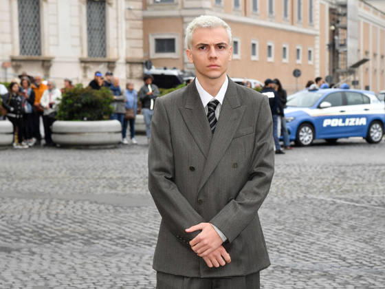Rome, 71st David di Donatello Awards, Arrivals at the Quirinale Palace. Pictured: Francesco Gheghi.  Copyright: xVincenzoxLandix xipa-agency.netx xDxAvanzo Provvisionatox IPA_Agency_IPA74449747