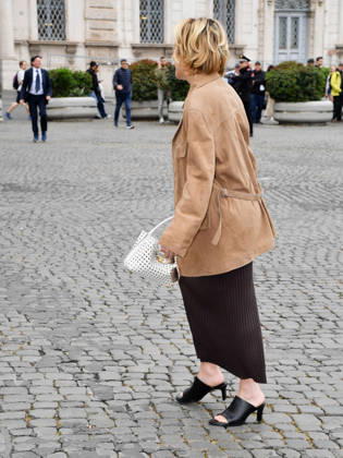 Rome, 71st David di Donatello Awards, Arrivals at the Quirinale Palace. Pictured is Valeria Bruni Tedeschi.  Copyright: xVincenzoxLandix xipa-agency.netx xDxAvanzo Provvisionatox IPA_Agency_IPA74449898