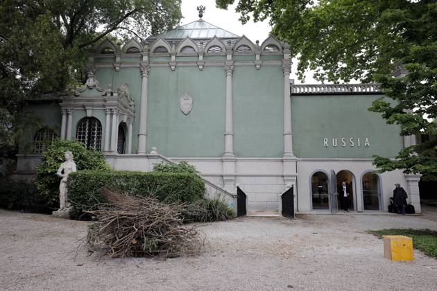 May 5, 2026, Venice, Rome, Italy: Russian Pavilion at the Venice Art Biennale, May 5, 2026 Venice Italy  - ZUMAa289 20260505_zia_a289_019 Copyright: xMircoxToniolox xAgfx