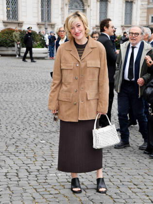 Rome, 71st David di Donatello Awards, Arrivals at the Quirinale Palace. Pictured is Valeria Bruni Tedeschi.  Copyright: xVincenzoxLandix xipa-agency.netx xDxAvanzo Provvisionatox IPA_Agency_IPA74449882