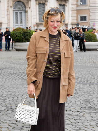 Rome, 71st David di Donatello Awards, Arrivals at the Quirinale Palace. Pictured is Valeria Bruni Tedeschi.  Copyright: xVincenzoxLandix xipa-agency.netx xDxAvanzo Provvisionatox IPA_Agency_IPA74449892
