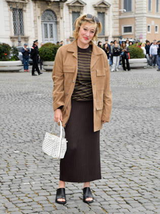 Rome, 71st David di Donatello Awards, Arrivals at the Quirinale Palace. Pictured is Valeria Bruni Tedeschi.  Copyright: xVincenzoxLandix xipa-agency.netx xDxAvanzo Provvisionatox IPA_Agency_IPA74449896