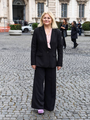 Rome, 71st edition of the David di Donatello Awards, arrivals at the Quirinale. In the photo: MILVA MARIGLIANO  Copyright: xMarcoxProvvisionatox xipa-agency.netx xDxAvanzo Landi Provvisionatox IPA_Agency_IPA74450570