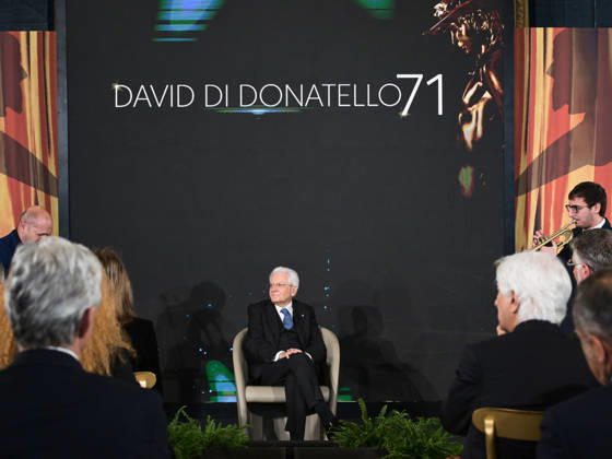 Rome, 71st edition of the David di Donatello Awards, Ceremony at the Quirinale. In the photo: the President of the Republic Sergio Mattarella.  Copyright: xMarcoxProvvisionatox xipa-agency.netx xDxAvanzo Landi Provvisionatox IPA_Agency_IPA74450774