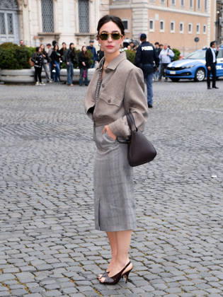 Rome, 71st David di Donatello Awards, Arrivals at the Quirinale Palace. Pictured is Matilda De Angelis.  Copyright: xVincenzoxLandix xipa-agency.netx xDxAvanzo Provvisionatox IPA_Agency_IPA74450793