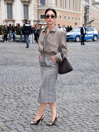 Rome, 71st David di Donatello Awards, Arrivals at the Quirinale Palace. Pictured is Matilda De Angelis.  Copyright: xVincenzoxLandix xipa-agency.netx xDxAvanzo Provvisionatox IPA_Agency_IPA74450794