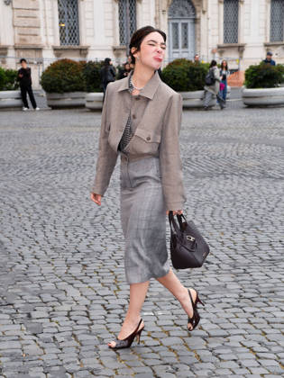 Rome, 71st David di Donatello Awards, Arrivals at the Quirinale Palace. Pictured is Matilda De Angelis.  Copyright: xVincenzoxLandix xipa-agency.netx xDxAvanzo Provvisionatox IPA_Agency_IPA74450819