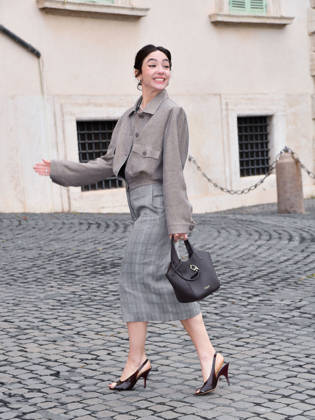 Rome, 71st David di Donatello Awards, Arrivals at the Quirinale Palace. Pictured is Matilda De Angelis.  Copyright: xVincenzoxLandix xipa-agency.netx xDxAvanzo Provvisionatox IPA_Agency_IPA74450821