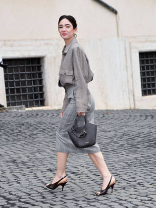 Rome, 71st David di Donatello Awards, Arrivals at the Quirinale Palace. Pictured is Matilda De Angelis.  Copyright: xVincenzoxLandix xipa-agency.netx xDxAvanzo Provvisionatox IPA_Agency_IPA74450824