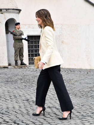 Rome, 71st David di Donatello Awards, Arrivals at the Quirinale Palace. Pictured: Barbara Ronchi.  Copyright: xVincenzoxLandix xipa-agency.netx xDxAvanzo Provvisionatox IPA_Agency_IPA74450871