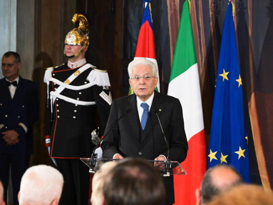 Rome, 71st edition of the David di Donatello Awards, Ceremony at the Quirinale. In the photo: the President of the Republic Sergio Mattarella.  Copyright: xMarcoxProvvisionatox xipa-agency.netx xDxAvanzo Landi Provvisionatox IPA_Agency_IPA74451044