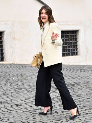Rome, 71st David di Donatello Awards, Arrivals at the Quirinale Palace. Pictured: Barbara Ronchi.  Copyright: xVincenzoxLandix xipa-agency.netx xDxAvanzo Provvisionatox IPA_Agency_IPA74450866