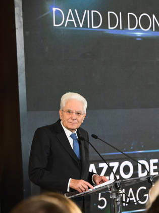 Rome, 71st edition of the David di Donatello Awards, Ceremony at the Quirinale. In the photo: the President of the Republic Sergio Mattarella.  Copyright: xMarcoxProvvisionatox xipa-agency.netx xDxAvanzo Landi Provvisionatox IPA_Agency_IPA74451057