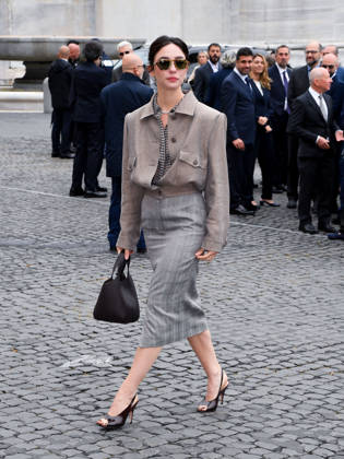 Rome, 71st David di Donatello Awards, Arrivals at the Quirinale Palace. Pictured is Matilda De Angelis.  Copyright: xVincenzoxLandix xipa-agency.netx xDxAvanzo Provvisionatox IPA_Agency_IPA74450780