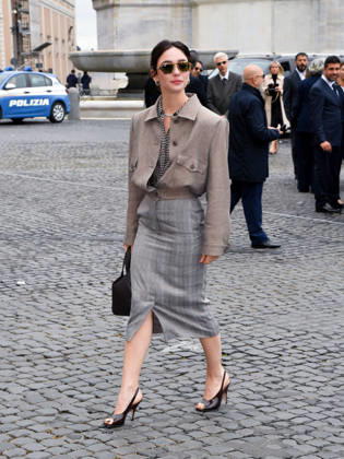 Rome, 71st David di Donatello Awards, Arrivals at the Quirinale Palace. Pictured is Matilda De Angelis.  Copyright: xVincenzoxLandix xipa-agency.netx xDxAvanzo Provvisionatox IPA_Agency_IPA74450783