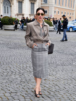 Rome, 71st David di Donatello Awards, Arrivals at the Quirinale Palace. Pictured is Matilda De Angelis.  Copyright: xVincenzoxLandix xipa-agency.netx xDxAvanzo Provvisionatox IPA_Agency_IPA74450791
