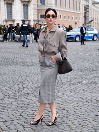 Rome, 71st David di Donatello Awards, Arrivals at the Quirinale Palace. Pictured is Matilda De Angelis.  Copyright: xVincenzoxLandix xipa-agency.netx xDxAvanzo Provvisionatox IPA_Agency_IPA74450795