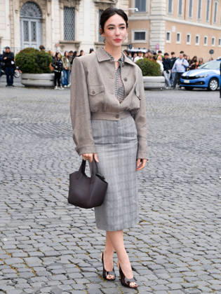 Rome, 71st David di Donatello Awards, Arrivals at the Quirinale Palace. Pictured is Matilda De Angelis.  Copyright: xVincenzoxLandix xipa-agency.netx xDxAvanzo Provvisionatox IPA_Agency_IPA74450797