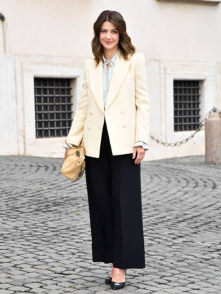 Rome, 71st David di Donatello Awards, Arrivals at the Quirinale Palace. Pictured: Barbara Ronchi.  Copyright: xVincenzoxLandix xipa-agency.netx xDxAvanzo Provvisionatox IPA_Agency_IPA74450860