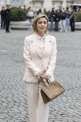 May 5, 2026, Rome, Rome, ITALY: Greta Scarano. Ceremony at the Quirinale Palace for the presentation of the David di Donatello Award nominees, Rome, May 5, 2026. Rome ITALY  - ZUMAa289 20260505_zia_a289_165 Copyright: xRiccardoxDexLucax xAgfx