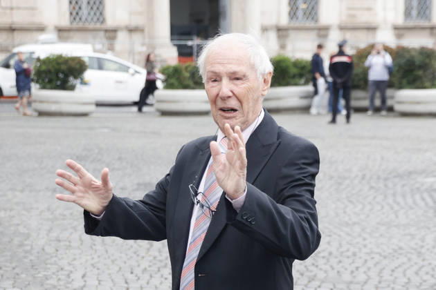 May 5, 2026, Rome, Rome, ITALY: Bruno Bozzetto. Ceremony at the Quirinale Palace for the presentation of the David di Donatello Award nominees, Rome, May 5, 2026. Rome ITALY  - ZUMAa289 20260505_zia_a289_138 Copyright: xRiccardoxDexLucax xAgfx