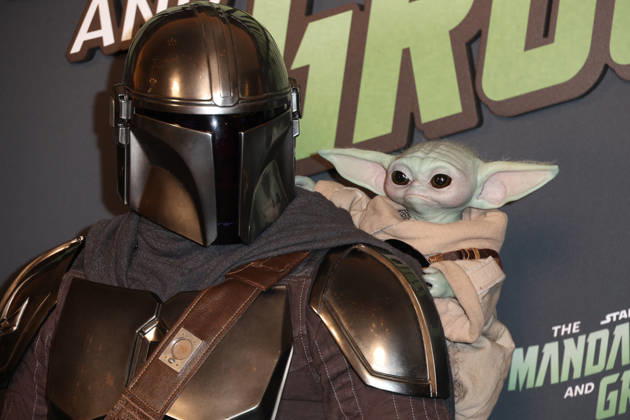 The Mandalorian and Grogu eÌveÌnement speÌcial fans au Grand Rex Ã Paris The Mandalorian and Grogu The Mandalorian and Grogu eÌveÌnement speÌcial fans au Grand Rex Ã Paris, le 5 mai 2026. Pedro Pascal, Sigourney Weaver and Jon Favreau at the The Mandalorian and Grogu fans special events at the Grand Rex theatre in Paris on may 5th 2026.  Copyright: xFabricexChasseryx