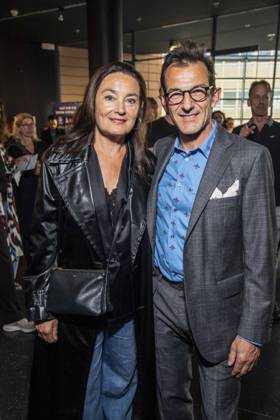 ABB DRACULA- Jacqueline Macaulay und Hans Werner Meyer auf dem blauen Teppich bei der Pemiere von Dracula - Das Musical im BlueMax Theater am 05.05.2026 in Berlin Berlin Deutschland