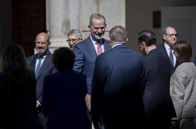 The King presides over the 10th edition of the King of Spain Human Rights Award King Felipe VI greets the award winners upon their arrival at the presentation of the 10th edition of the King of Spain Human Rights Award, in the Chapel of San Ildefonso of the University of Alcalá, on May 6, 2026, in Alcalá de Henares, Madrid Spain The award, which is granted by the Ombudsman and the University of Alcalá, recognizes the work of entities and institutions, private or public, in Spain, Portugal and other Ibero-American countries that distinguish themselves in the defense and promotion of human rights and democratic values, or that promote research and the implementation of programs for the defense and promotion of human rights and democratic val Copyright: xAlbertoxOrtegax 7502510