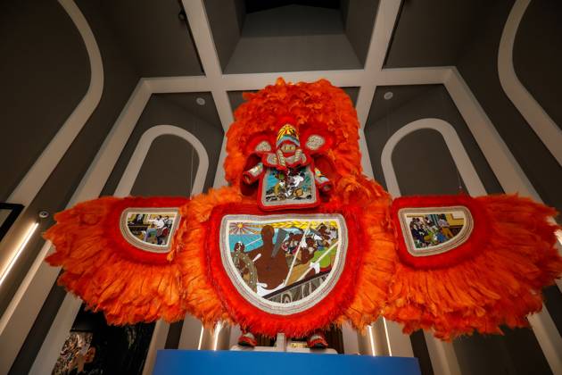 May 5, 2026, Venice, Rome, Italy: 05 05 2026 Venice. 61st International Art Exhibition of the Venice Biennale, titled In Minor Keys and curated by Koyo Kouoh. Giardini della Biennale. Central Pavilion. Work by Big Chief Demond Melancon. Venice Italy  - ZUMAa289 20260505_zia_a289_302 Copyright: xMircoxToniolox xAgfx