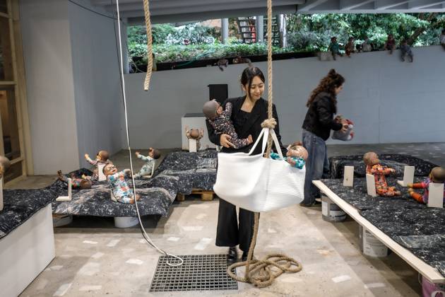 May 5, 2026, Venice, Rome, Italy: 05 05 2026 Venice. 61st International Art Exhibition of the Venice Biennale, titled In Minor Keys and curated by Koyo Kouoh. Giardini della Biennale. JAPAN Pavilion: Grass Babies, Moon Babies. Exhibitor: Ei Arakawa-Nash Venice Italy  - ZUMAa289 20260505_zia_a289_331 Copyright: xMircoxToniolox xAgfx