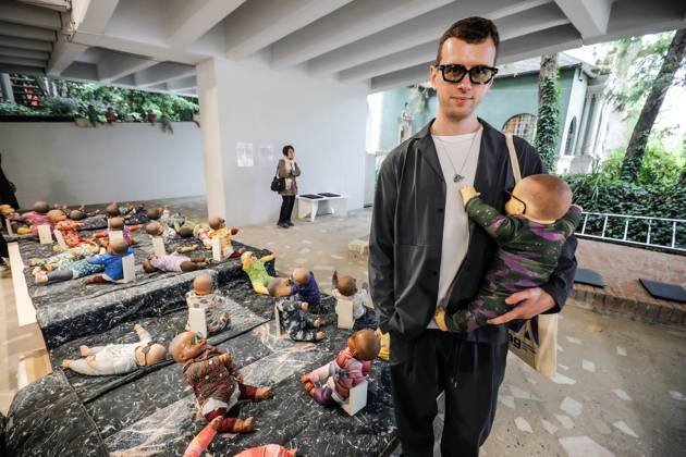 May 5, 2026, Venice, Rome, Italy: 05 05 2026 Venice. 61st International Art Exhibition of the Venice Biennale, titled In Minor Keys and curated by Koyo Kouoh. Giardini della Biennale. JAPAN Pavilion: Grass Babies, Moon Babies. Exhibitor: Ei Arakawa-Nash Venice Italy  - ZUMAa289 20260505_zia_a289_346 Copyright: xMircoxToniolox xAgfx
