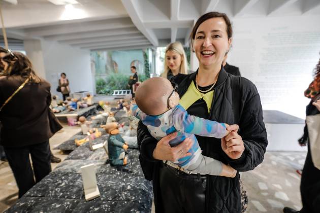 May 5, 2026, Venice, Rome, Italy: 05 05 2026 Venice. 61st International Art Exhibition of the Venice Biennale, titled In Minor Keys and curated by Koyo Kouoh. Giardini della Biennale. JAPAN Pavilion: Grass Babies, Moon Babies. Exhibitor: Ei Arakawa-Nash Venice Italy  - ZUMAa289 20260505_zia_a289_347 Copyright: xMircoxToniolox xAgfx