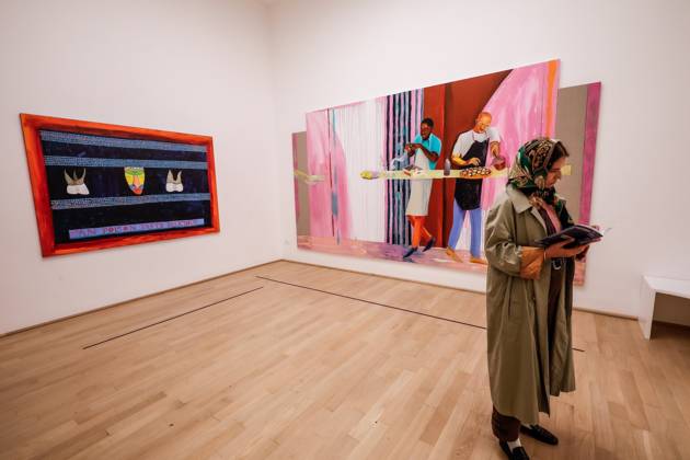 May 5, 2026, Venice, Rome, Italy: 05 05 2026 Venice. 61st International Art Exhibition of the Venice Biennale, titled In Minor Keys and curated by Koyo Kouoh. Giardini della Biennale. British Pavilion. Predicting History: Testing Translation. Exhibitor: Lubaina Himid RA Venice Italy  - ZUMAa289 20260505_zia_a289_342 Copyright: xMircoxToniolox xAgfx