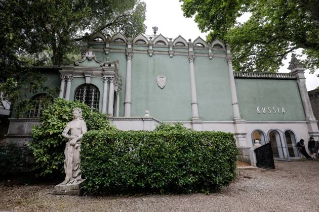 May 5, 2026, Venice, Rome, Italy: 05 05 2026 Venice. 61st International Art Exhibition of the Venice Biennale, titled In Minor Keys and curated by Koyo Kouoh. Biennale Gardens. RUSSIAN Pavilion Venice Italy  - ZUMAa289 20260505_zia_a289_351 Copyright: xMircoxToniolox xAgfx