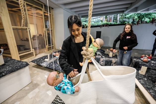 May 5, 2026, Venice, Rome, Italy: 05 05 2026 Venice. 61st International Art Exhibition of the Venice Biennale, titled In Minor Keys and curated by Koyo Kouoh. Giardini della Biennale. JAPAN Pavilion: Grass Babies, Moon Babies. Exhibitor: Ei Arakawa-Nash Venice Italy  - ZUMAa289 20260505_zia_a289_356 Copyright: xMircoxToniolox xAgfx