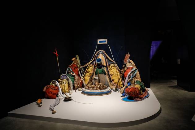 May 5, 2026, Venice, Rome, Italy: May 5, 2026, Venice. 61st International Art Exhibition of the Venice Biennale, titled In Minor Keys and curated by Koyo Kouoh. Biennale Gardens. Central Pavilion. Work by Daniel Lind-Ramos. Venice Italy  - ZUMAa289 20260505_zia_a289_371 Copyright: xMircoxToniolox xAgfx
