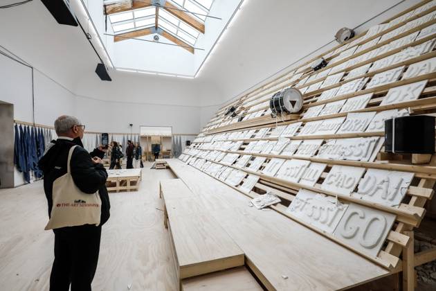 May 5, 2026, Venice, Rome, Italy: 05 05 2026 Venice. 61st International Art Exhibition of the Venice Biennale, titled In Minor Keys and curated by Koyo Kouoh. Giardini della Biennale. BELGIUM Pavilion IT NEVER SSST. Exhibitor: Miet Warlop Venice Italy  - ZUMAa289 20260505_zia_a289_372 Copyright: xMircoxToniolox xAgfx