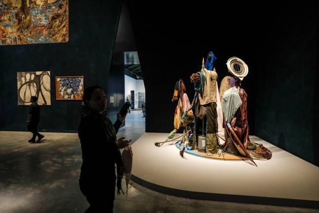 May 5, 2026, Venice, Rome, Italy: May 5, 2026, Venice. 61st International Art Exhibition of the Venice Biennale, titled In Minor Keys and curated by Koyo Kouoh. Biennale Gardens. Central Pavilion. Work by Daniel Lind-Ramos. Venice Italy  - ZUMAa289 20260505_zia_a289_376 Copyright: xMircoxToniolox xAgfx