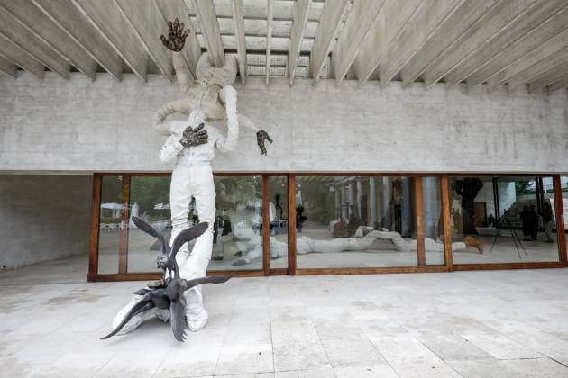 May 5, 2026, Venice, Rome, Italy: 05 05 2026 Venice. 61st International Art Exhibition of the Venice Biennale, titled In Minor Keys and curated by Koyo Kouoh. Giardini della Biennale. NORDIC COUNTRIES Pavilion (FINLAND, NORWAY, SWEDEN) How Many Angels Can Dance on the Head of a Pin Exhibitors: Benjamin Orlow, Klara Kristalova, Tori Wranes Venice Italy  - ZUMAa289 20260505_zia_a289_381 Copyright: xMircoxToniolox xAgfx