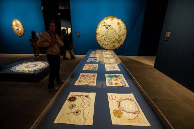 May 5, 2026, Venice, Rome, Italy: 05 05 2026 Venice. 61st International Art Exhibition of the Venice Biennale, titled In Minor Keys and curated by Koyo Kouoh. Giardini della Biennale. Central Pavilion. Work by Annalee Davis. Venice Italy  - ZUMAa289 20260505_zia_a289_388 Copyright: xMircoxToniolox xAgfx