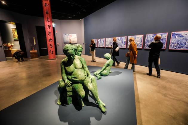 May 5, 2026, Venice, Rome, Italy: May 5, 2026, Venice. 61st International Art Exhibition of the Venice Biennale, titled In Minor Keys and curated by Koyo Kouoh. Biennale Gardens. Central Pavilion. Work by Buhlebezwe Siwani. Venice Italy  - ZUMAa289 20260505_zia_a289_397 Copyright: xMircoxToniolox xAgfx