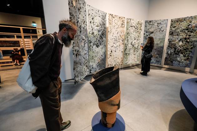 May 5, 2026, Venice, Rome, Italy: May 5, 2026, Venice. 61st International Art Exhibition of the Venice Biennale, titled In Minor Keys and curated by Koyo Kouoh. Biennale Gardens. Central Pavilion. Work by Adebunmi Gbadebo. Venice Italy  - ZUMAa289 20260505_zia_a289_398 Copyright: xMircoxToniolox xAgfx