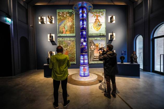 May 5, 2026, Venice, Rome, Italy: 05 05 2026 Venice. 61st International Art Exhibition of the Venice Biennale, titled In Minor Keys and curated by Koyo Kouoh. Giardini della Biennale. Central Pavilion. Work by Edouard Duval-Carrio Venice Italy  - ZUMAa289 20260505_zia_a289_414 Copyright: xMircoxToniolox xAgfx