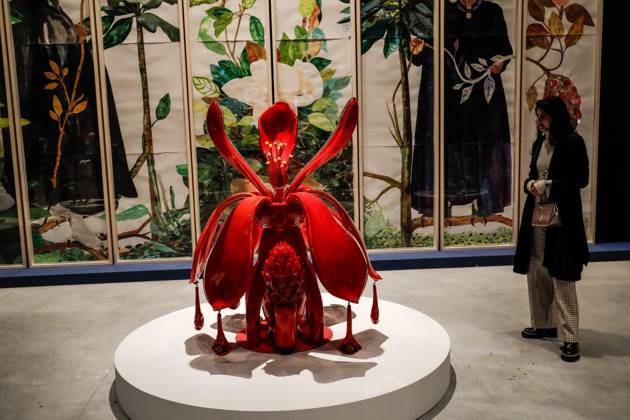 May 5, 2026, Venice, Rome, Italy: May 5, 2026, Venice. 61st International Art Exhibition of the Venice Biennale, titled In Minor Keys and curated by Koyo Kouoh. Biennale Gardens. Central Pavilion. Work by Maria Magdalena Campos-Pons. Venice Italy  - ZUMAa289 20260505_zia_a289_410 Copyright: xMircoxToniolox xAgfx